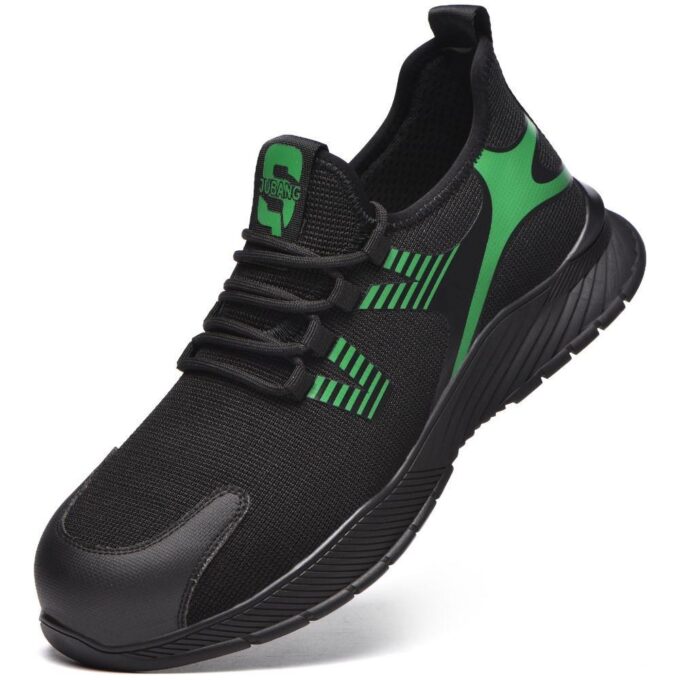 Adamant 788 Black&Green Safety Shoes - Image 3