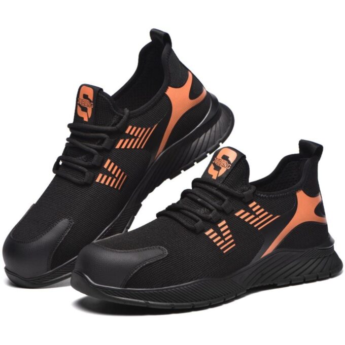 Adamant 788 Black&Orange Safety Shoes - Image 12