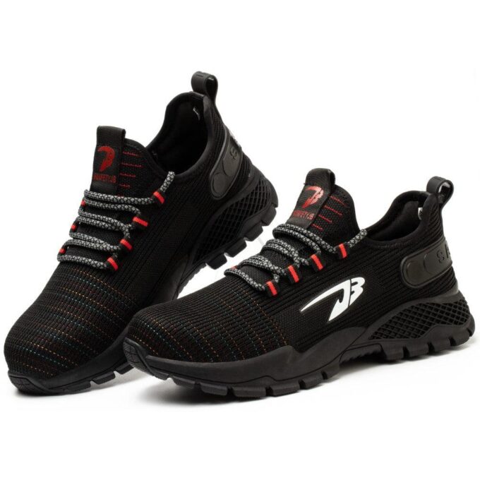 Chumboo 667 Black&Red Safety Shoes - Image 6