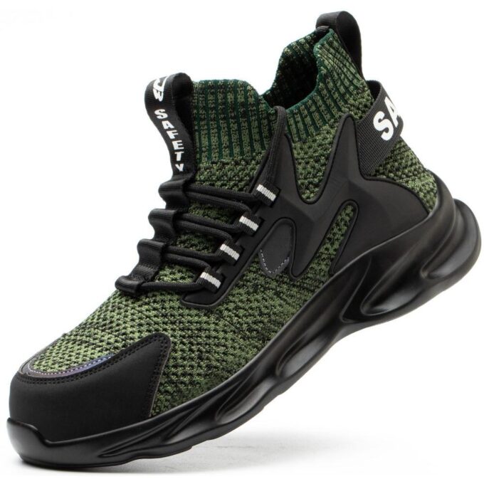 Shield 712 Green Safety Shoes - Image 3