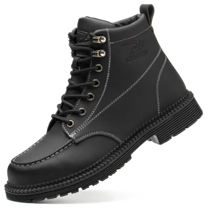 Stronghold 668 Black Safety Shoes - Image 3